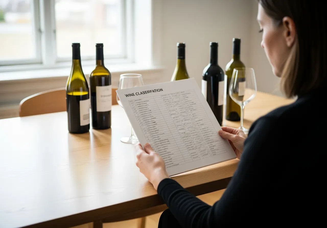 Klassificering av italienska viner enkelt