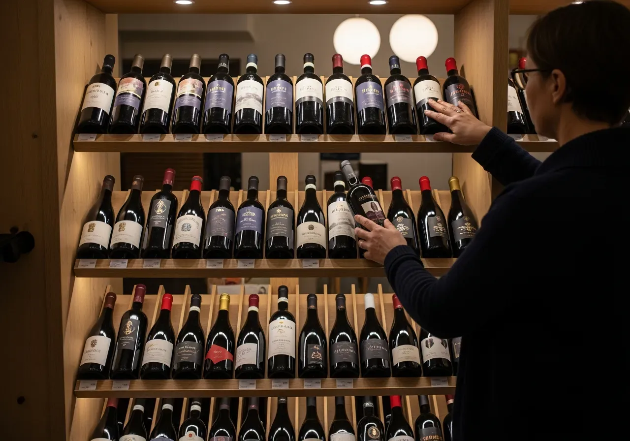 Lagring av italienska röda viner