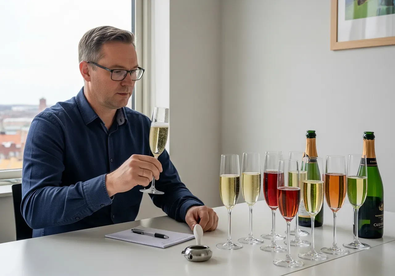 Mousserande vinprovning i Göteborg för nybörjare