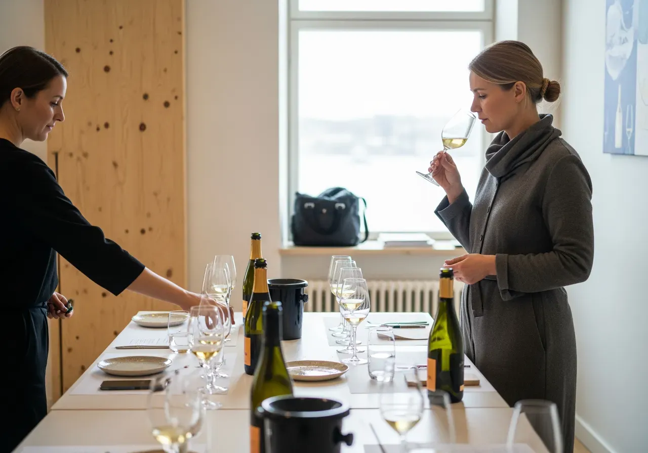 Mousserande vinprovning i Stockholm