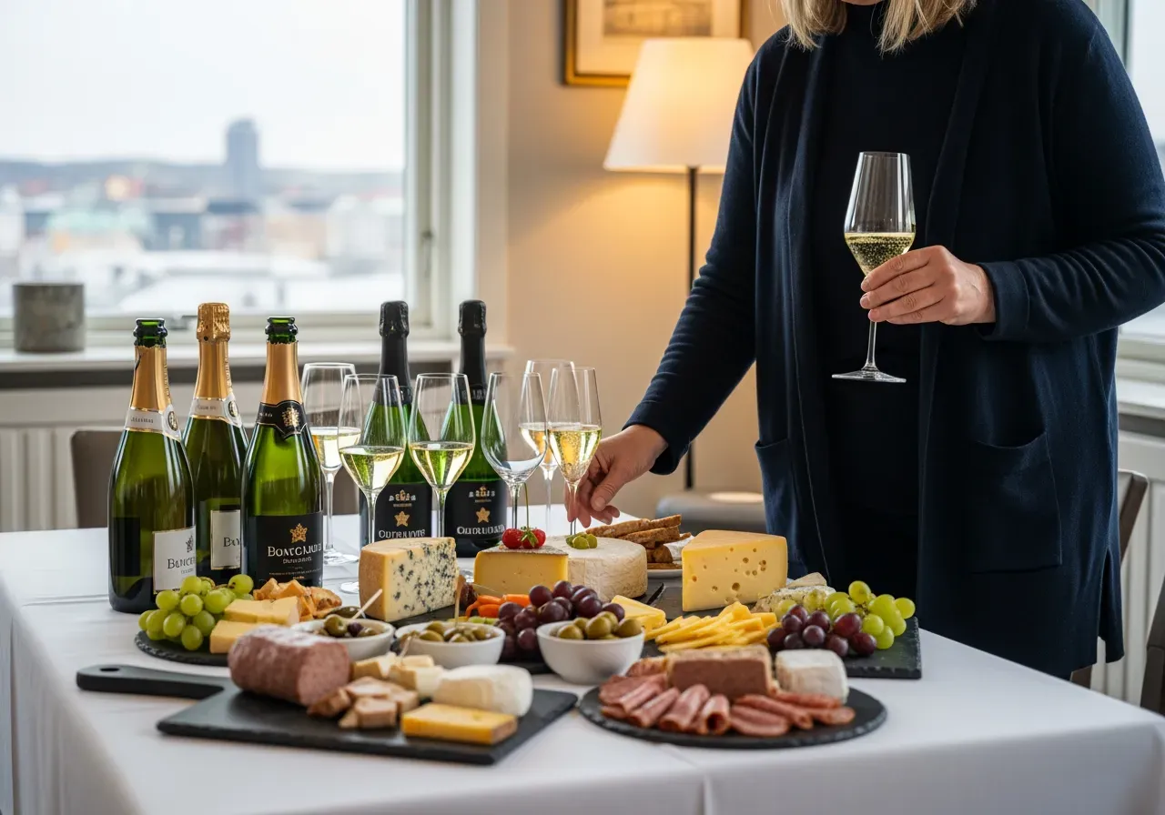 Bubbelprovning med ost och chark i Göteborg