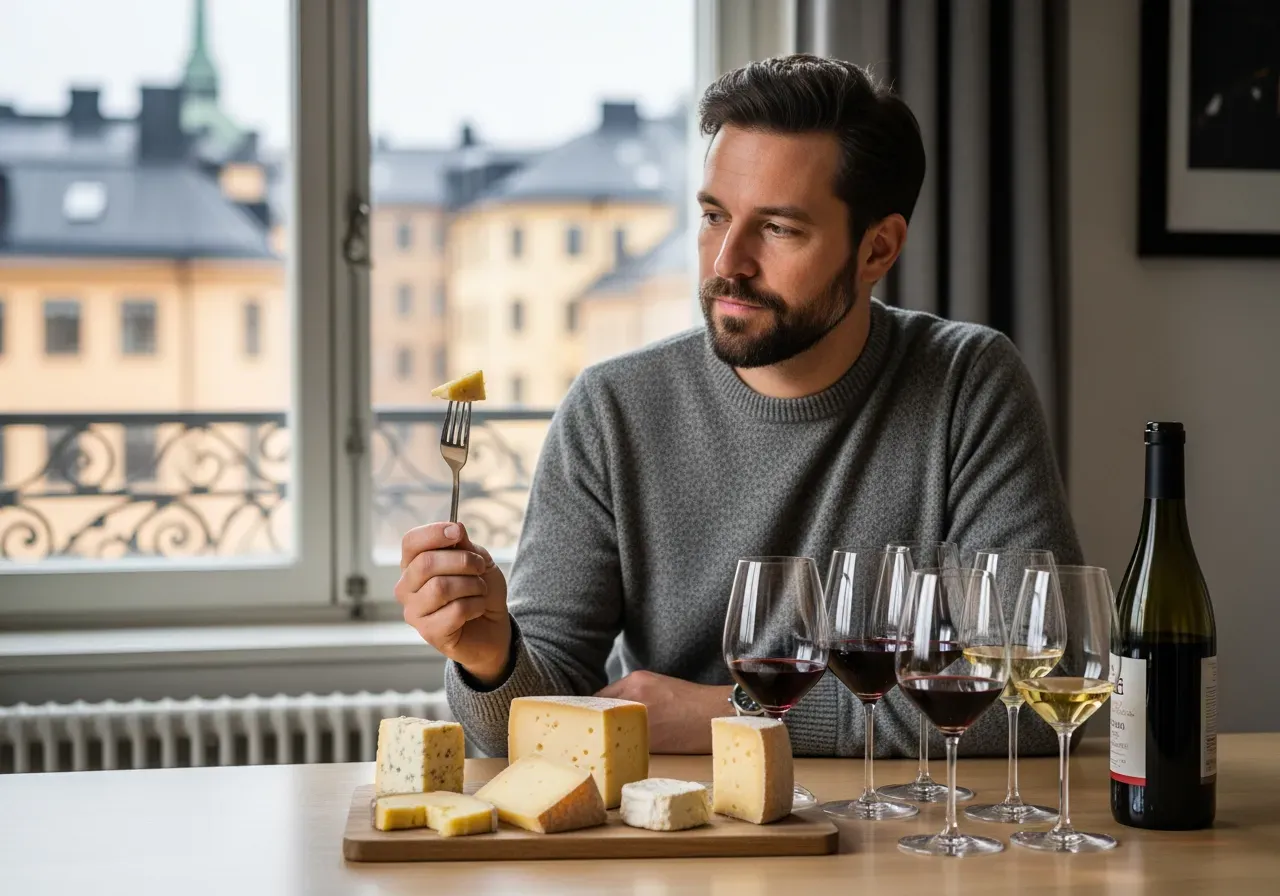 Fördjupning ost och vin i Stockholm