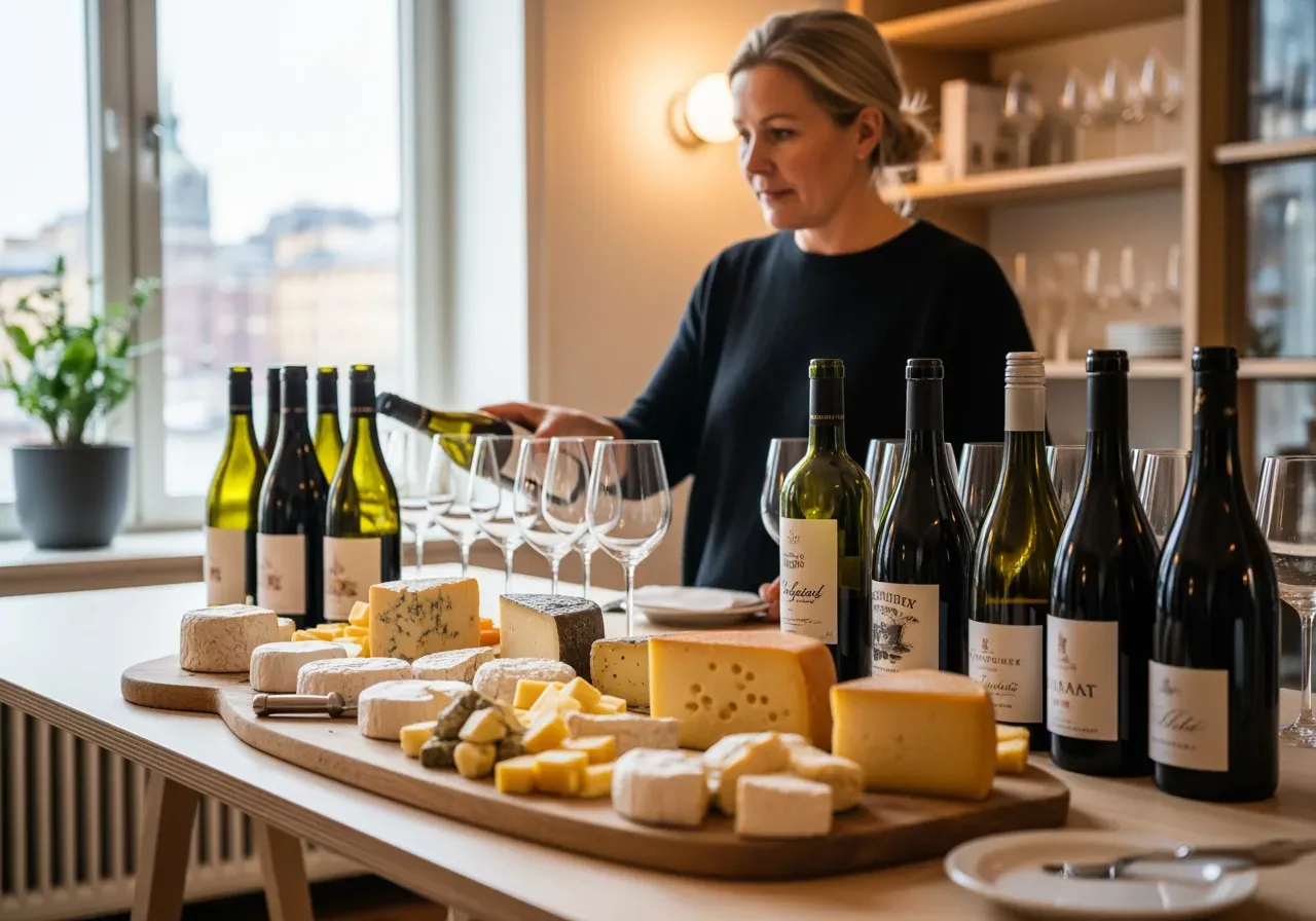 Ost och vinprovning i Stockholm