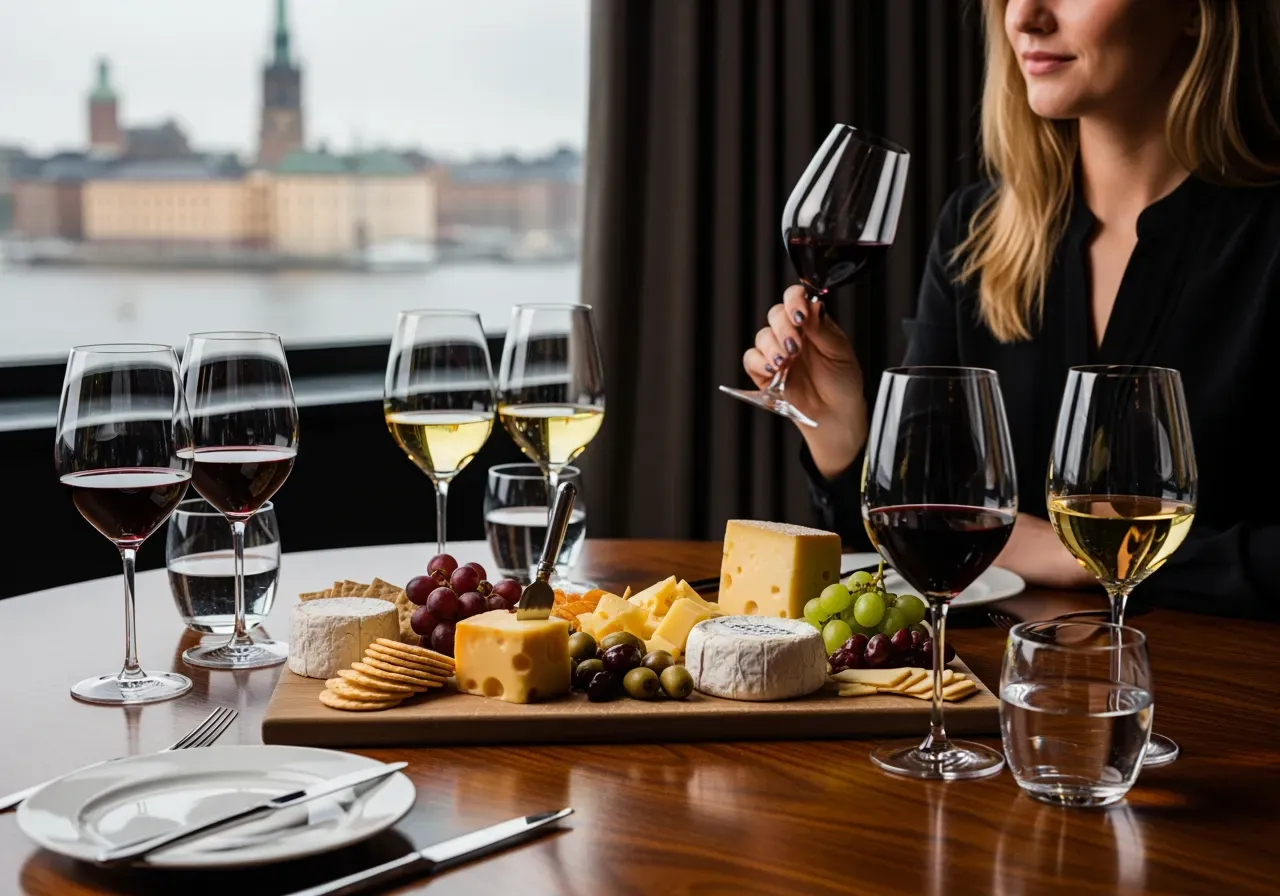 Ost och vinprovning i Stockholm