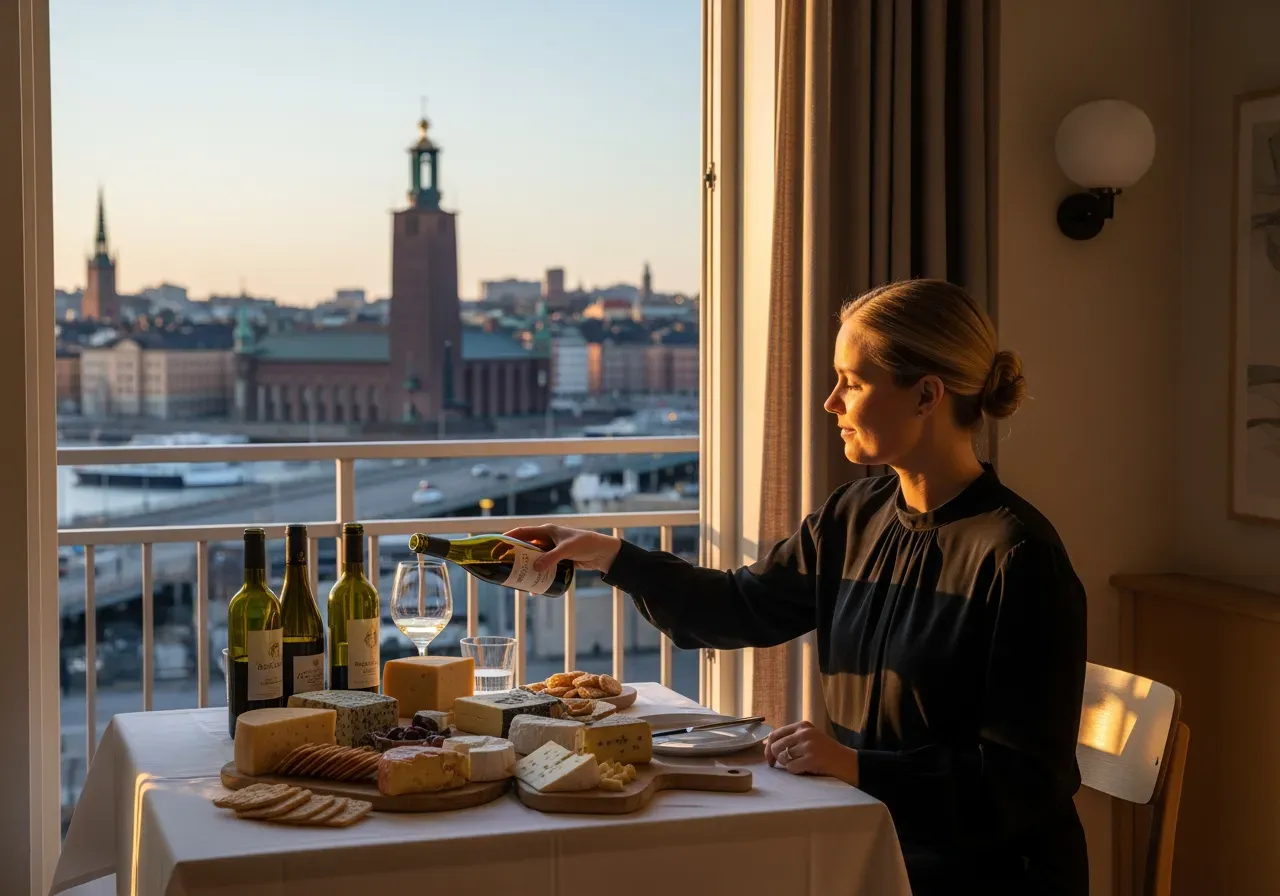 Kombinera ost och vin i Stockholm