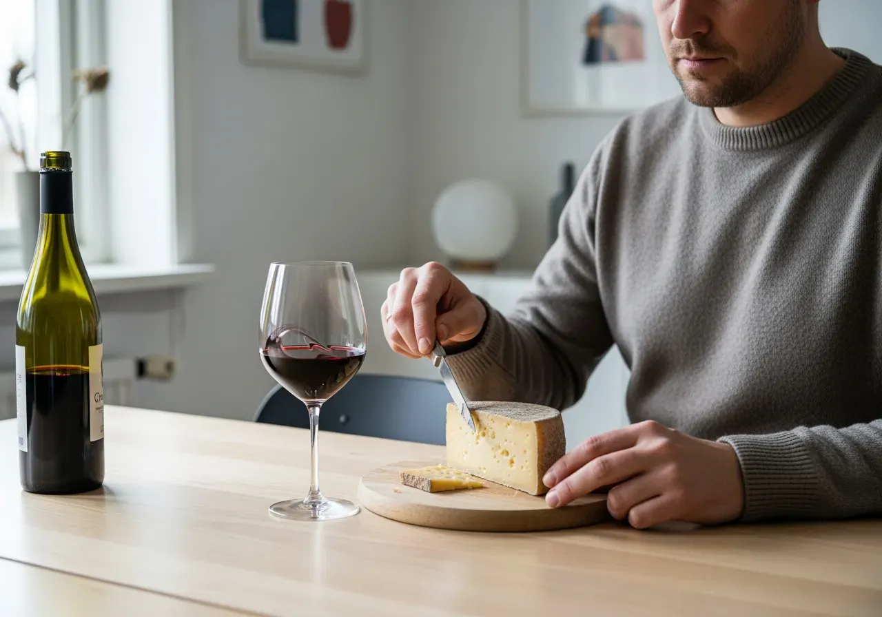 Textur och tannin i ost och vin