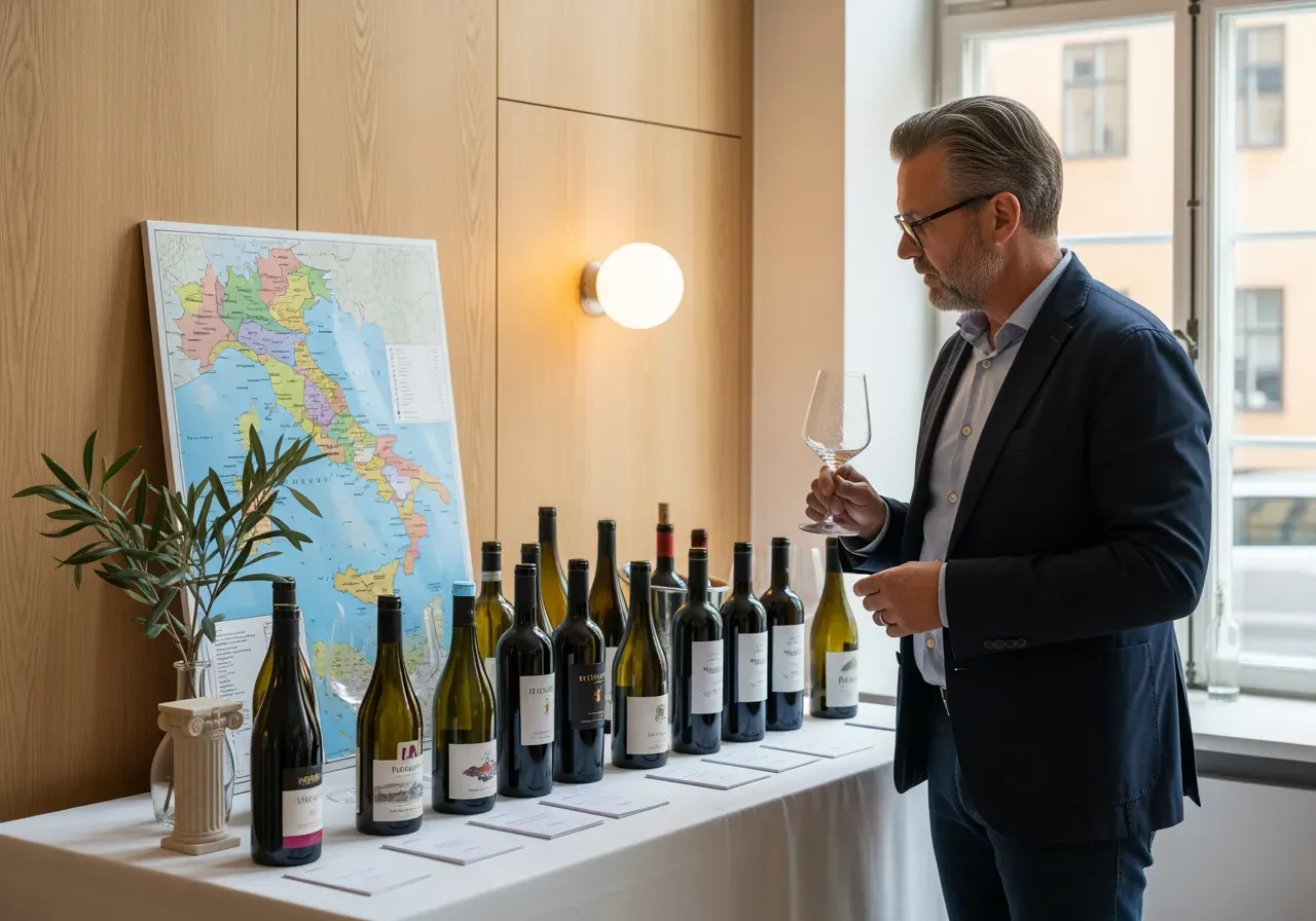 Vinresa genom Italien i Stockholm